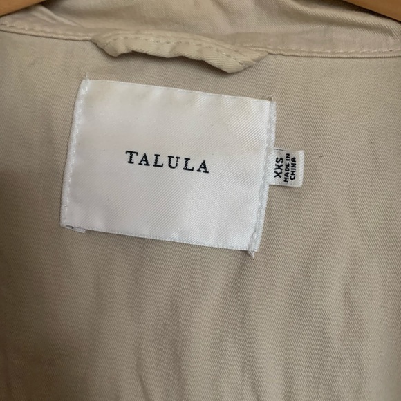TALULA UTILITY JACKET- Color Khaki Size: XXS - Picture 4 of 5